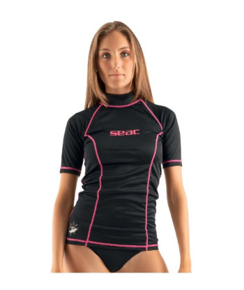 Rash Guard Lady black short