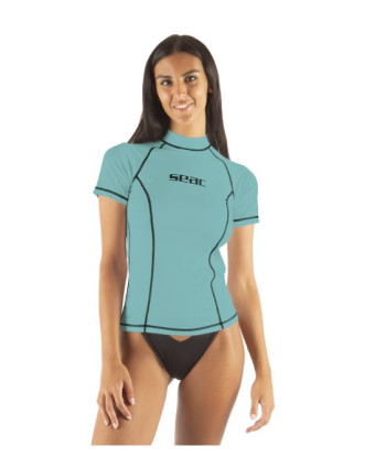 Rash Guard Lady  short türkis
